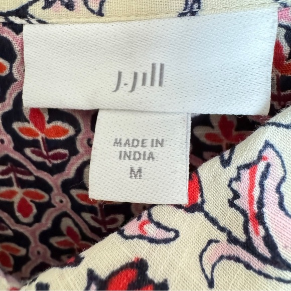 J.Jill One-Pocket Shirred-Back Shirt Size M - Picture 7 of 12